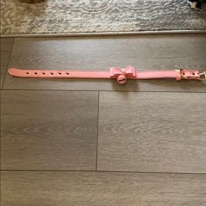 Pink Collar with a bow & a bell